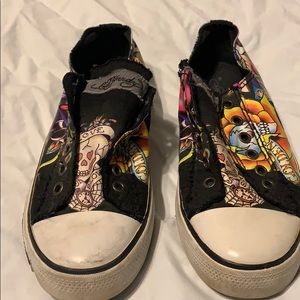 Ed Hardy designs shoes